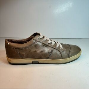 Josef Seibel Gatteo Men’s Grey Leather Casual Sneaker. Size EU 41, US 7.5-8